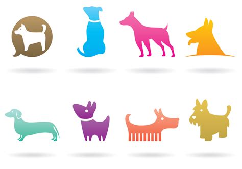 dog logo vectors   vector art stock graphics images