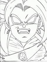 Coloring Broly Pages Line Library Clipart Popular sketch template