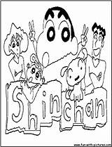 Shin Chan Coloring Pages Shinchan Family Printable Parents Crayon Crayola Kids Colouring Clipart Cartoons Halloween Madelyn Sheets Print Comments Coloringhome sketch template