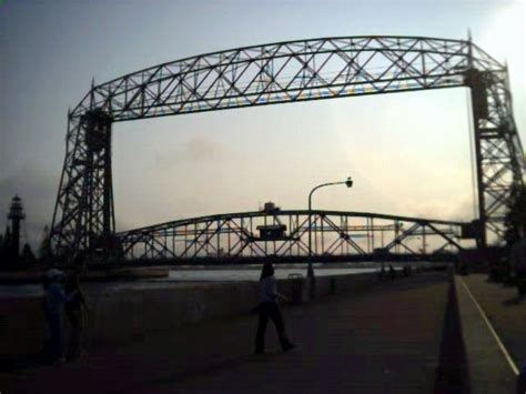 Duluth Mn Aerial Lift Bridge Where All The Big Ships Come Into The