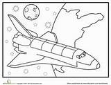 Coloring Spacecraft Orion sketch template