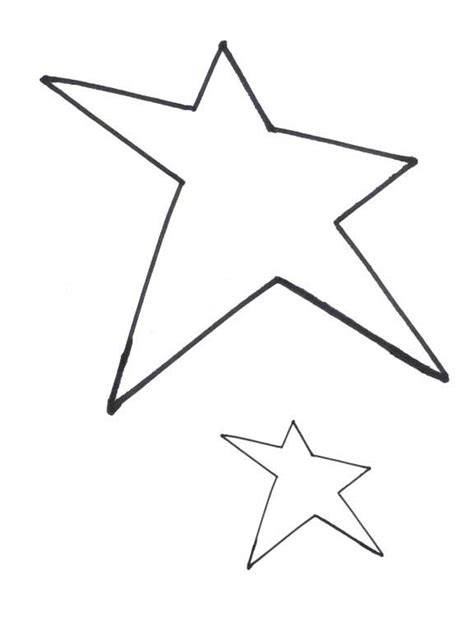 size star template clip art library