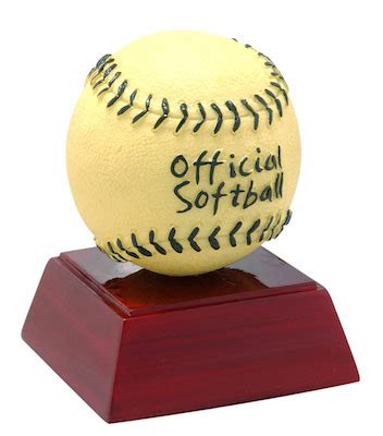 softball mini series resin wilson awards
