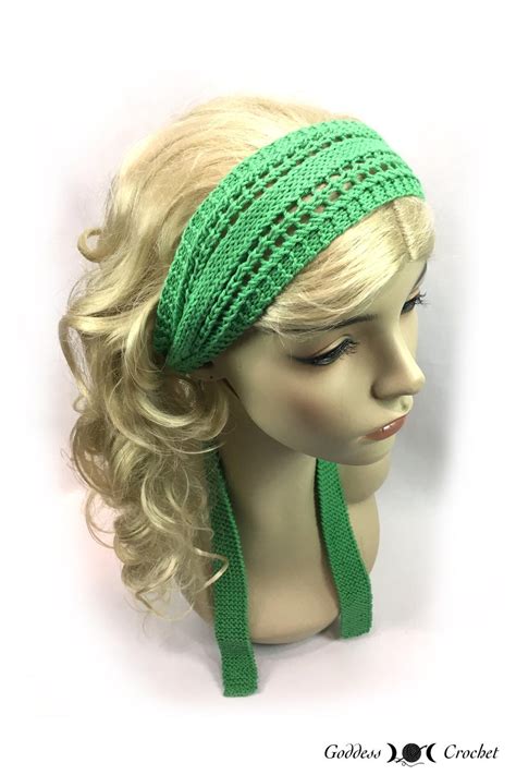 knit girl headband allfreeknittingcom