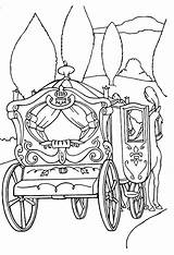 Cinderella Carruagem Cinderela Cendrillon Carriage Gata Tudodesenhos Borralheira sketch template