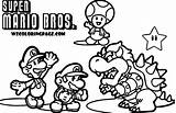 Coloring Mario Pages Odyssey Super Luigi Popular sketch template