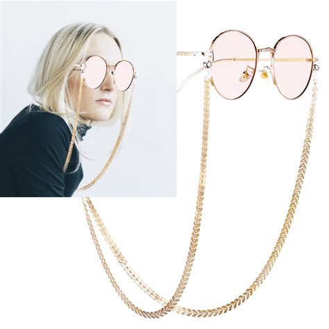 sunglasses chain fashionable necklace eyeglasses strap reading glasses