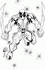Deadpool Kolorowanki Epees Deux Avengers Venom Druku Pobrania Punching Colorier Malvorlagen Tinkerbell Wydruku Leerlo Printmania Searches Imprimé Fois sketch template