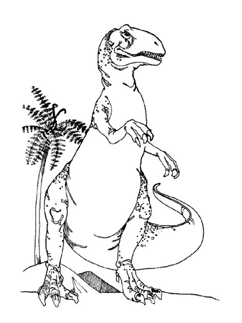 print  dinosaur  rex coloring pages  kids