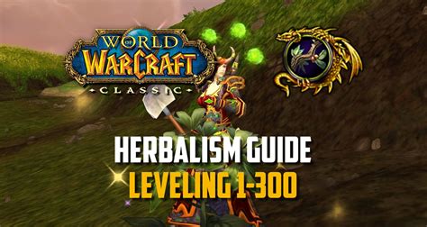 Herbalism Leveling Guide 1 300 Vanilla Classic Wow