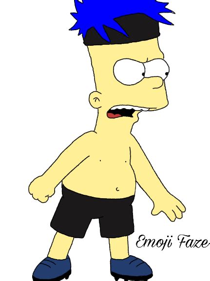 Bart Simpson Shirtless By Emojifaze On Deviantart