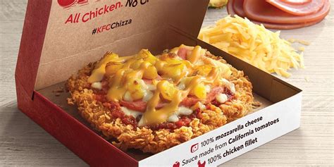 Holy Sh T Kfc Is Now Making Fried Chicken Pizza