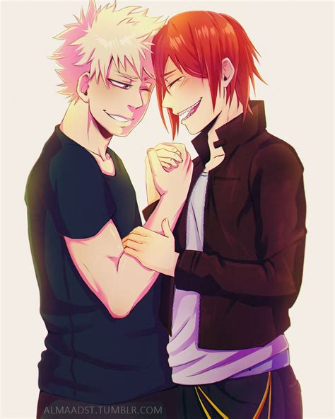 bakugo and kirishima by almaadst on deviantart