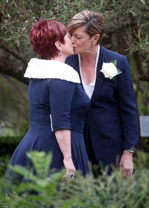tony abbott sister christine weds in same sex ceremony daily mail online