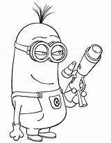 Coloring Pages Evil Minion Getcolorings sketch template