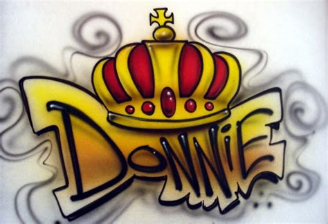 aerografo king crown custom graffiti camiseta baby  etsy espana