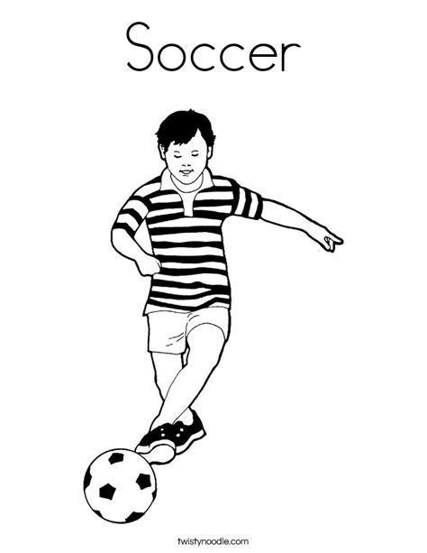 soccer coloring page twisty noodle