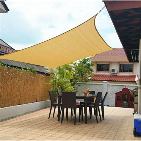 porpora    sun shade sail rectangle  patio yard deck pergola outdoor sun sail shade uv