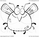 Mosquito Outlined Thoman sketch template