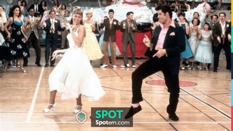 The High Heeled Shoes White Of Sandy Olivia Newton John In Grease