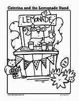 Lemonade Coloring Stand Pages Caterina Printables Sheets Kids Color Summer Cartoon Printable Print Drawing Colouring Getdrawings Book Pdf Doodle Getcolorings sketch template