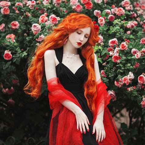 beautiful redhead gorgeous red hair woman queen aesthetic crazy