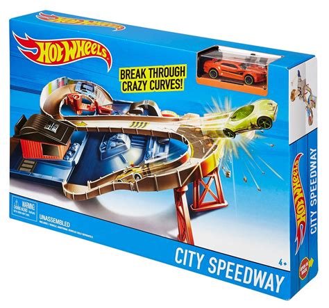 Hot Wheels City Speedway Racing Track Playset Ebay