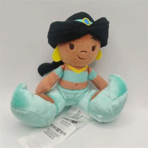 disney authentic aladdin princess jasmine tiny big feet micro plush toy doll  picclick