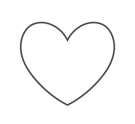 icone de silhouette de coeur  art vectoriel chez vecteezy
