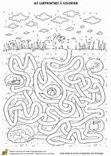 Labyrinthe Souris sketch template