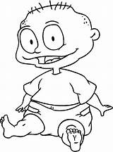 Pickles Tommy Coloring Pages Rugrats Kids Angelica Draw Step Printable Drawing Color Cartoon Smile Getcolorings Dragoart Hellokids Bestcoloringpagesforkids sketch template