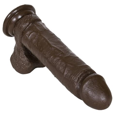 The Realistic Cock 8 Black Sex Toys And Adult Novelties