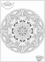 Coloring Haven Creative Mandalas Dover Pages Sheets Book Books Publications Adult Whimsical Mandala Choose Board sketch template