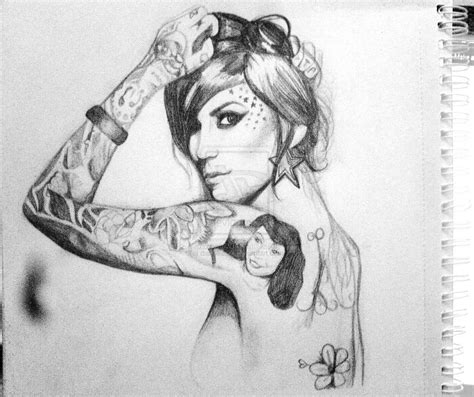 Art Cute Drawing Girl Style Tattoo Image 2372555