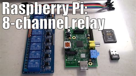 raspberry pi  channel relay step  step  software examples  automation youtube