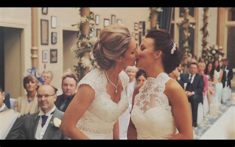 lesbian wedding video a bicycle built for two