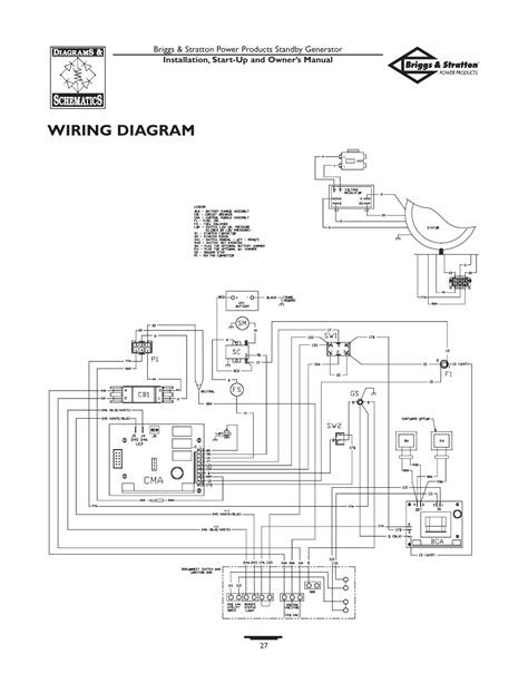 wiring diagram briggs stratton   user manual page