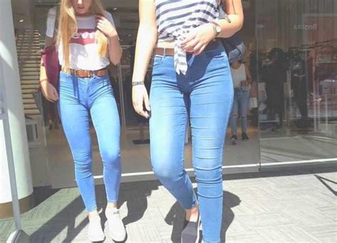 Two Hot Girls In Jeans With Cameltoe The Candid Bay