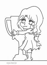 Chibi Coloring Pages Cool2bkids Kids Printable Girl Food Drawings Cartoon Anime Template sketch template