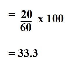 calculate percentage difference