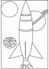 Fusee Planetes Space Fusée Dessins Hugolescargot Weltall Espacio Vaisseaux Spatiaux Shuttle Ausdrucken Ausmalbilde Raket Dibujos L1 Partager Seiten sketch template