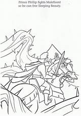 Coloring Dragon Pages Sleeping Beauty Maleficent Disney Aurora Getdrawings Getcolorings sketch template