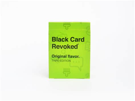 black card revoked  edition black card question cards cards