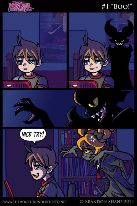 The Monster Under The Bed 001 Boo By Jiveguru On