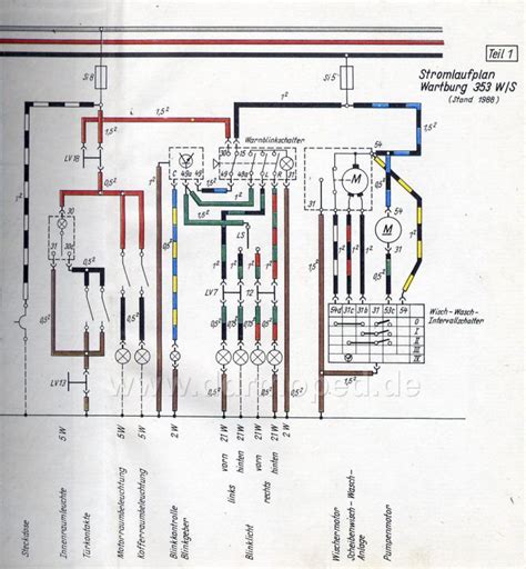 schaltplan warnblinkanlage trabant wiring diagram