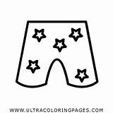 Colorear Pantalones Cortos Ultracoloringpages sketch template