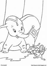 Coloring Dumbo Book Pages sketch template