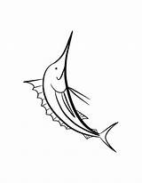 Zwaardvis Schwertfisch Swordfish Ausmalbilder Ausmalbild Malvorlage Pages sketch template