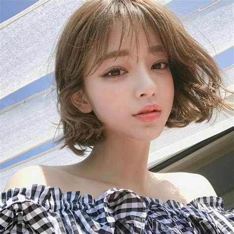 pin by こうじ やす on taeri taeri ️ korean short hair beauty girl cute
