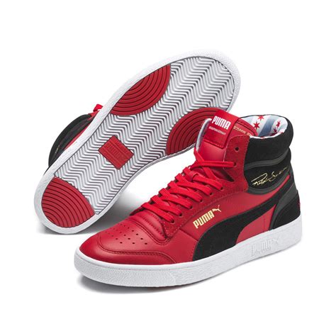 Puma Ralph Sampson Mid Chicago Mid Shoes High Risk Red Underground Skate